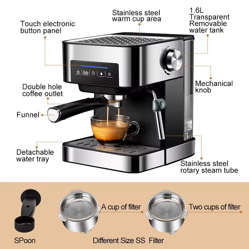AVORO RITUAL Espresso Maker with Steamer